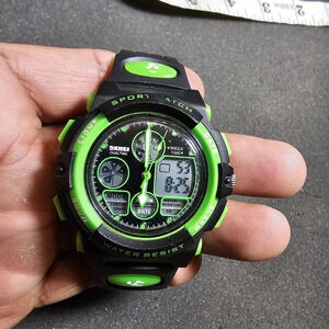 SKMEI Dual Time Alarm Quartz Analog Digital Men's Sport Watch Needs Battery digi